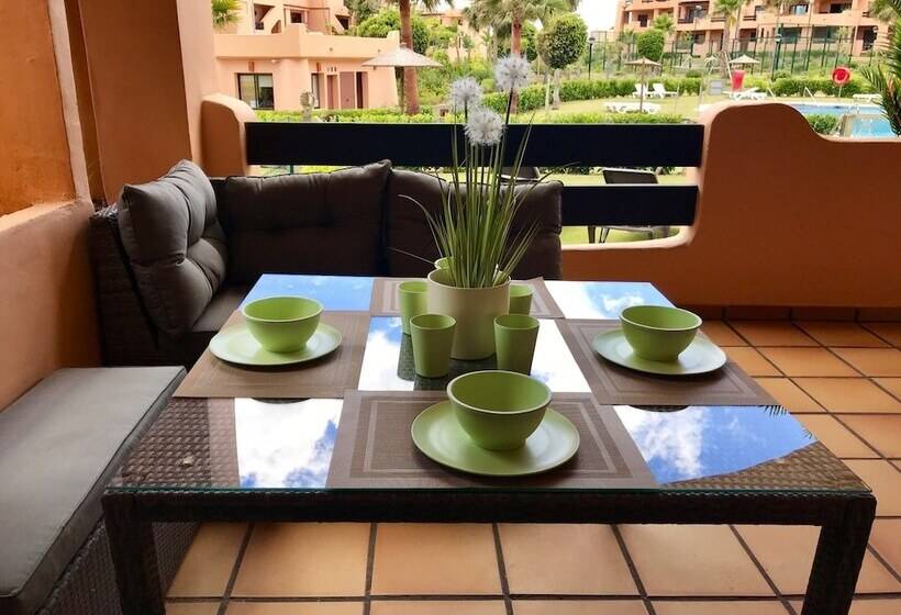 Casares Beach Golf Apartment With Private Garden Direct Pool Access