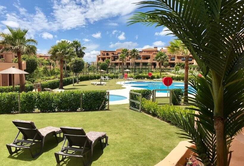 Casares Beach Golf Apartment With Private Garden Direct Pool Access
