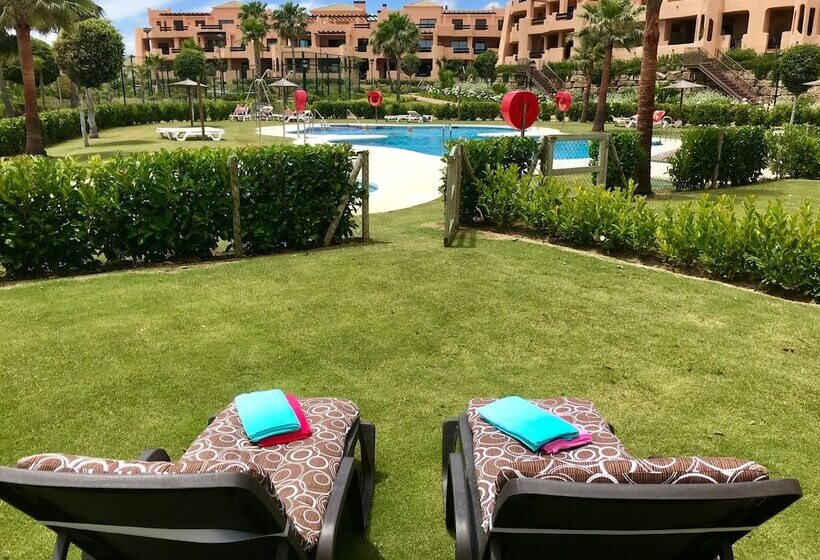 Casares Beach Golf Apartment With Private Garden Direct Pool Access