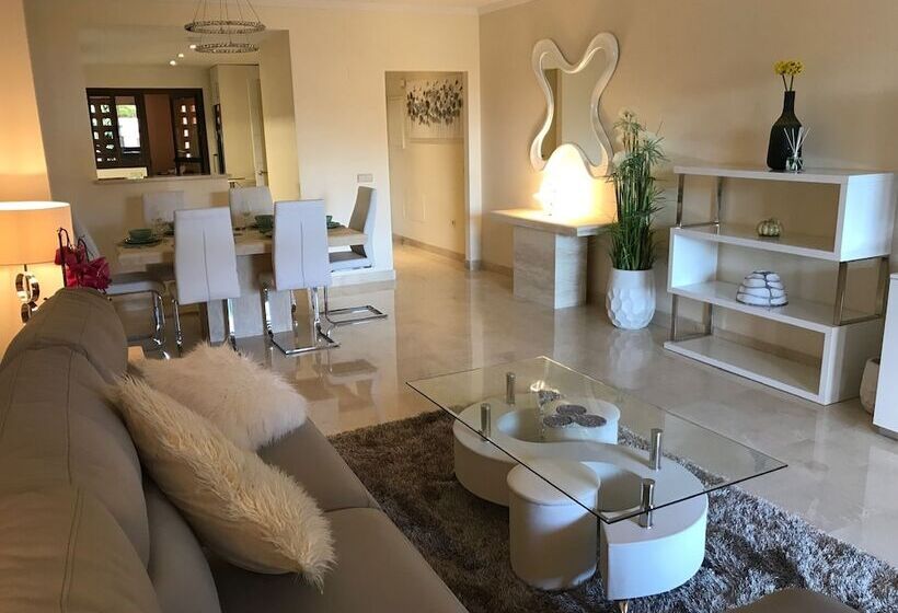 Casares Beach Golf Apartment With Private Garden Direct Pool Access