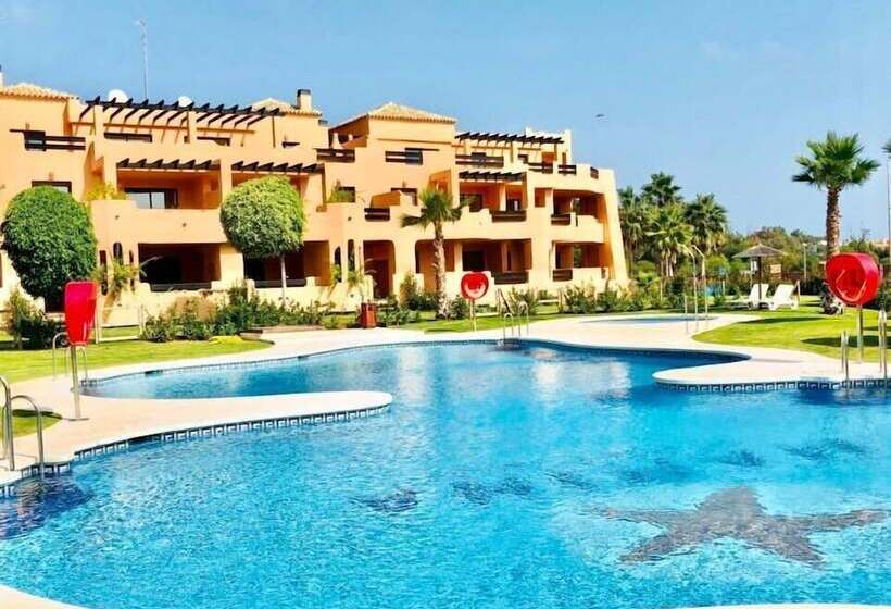 Casares Beach Golf Apartment With Private Garden Direct Pool Access