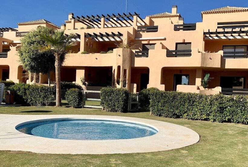 Casares Beach Golf Apartment With Private Garden Direct Pool Access