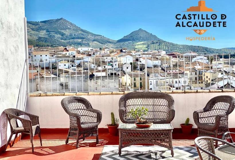 فندق صغير Hospedería Castillo De Alcaudete