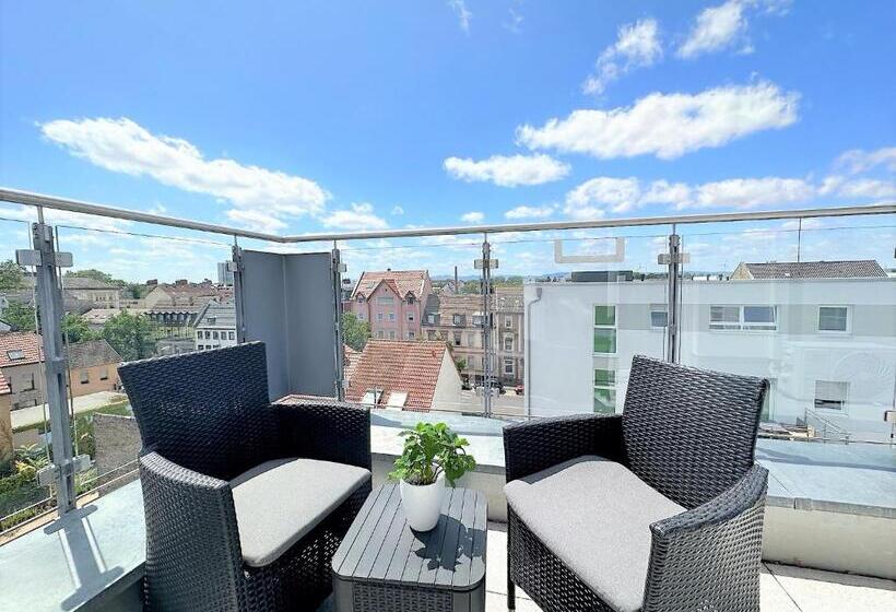 Panorama Penthouse Apartment Mit Klima Und Whirlpool Für Bis Zu 6 Personen