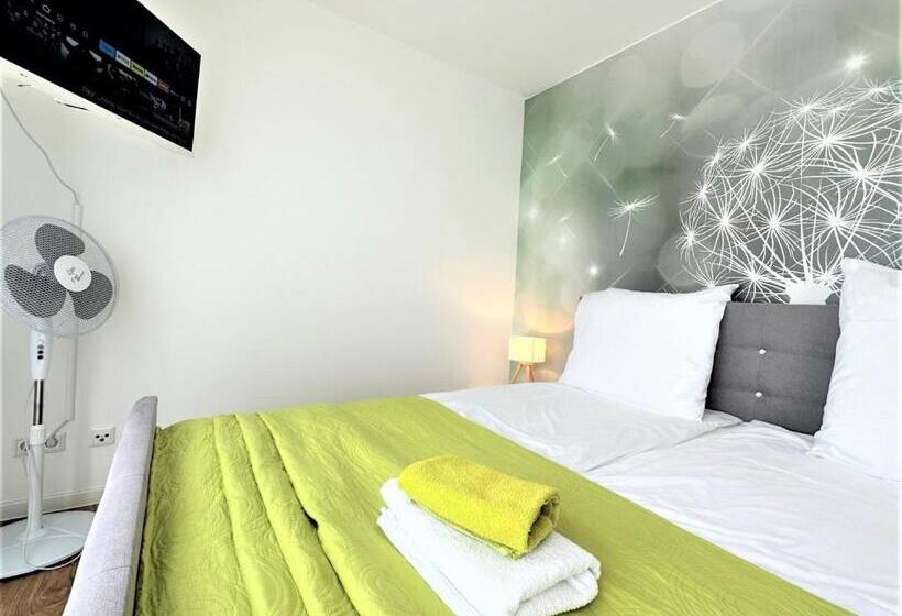 Panorama Penthouse Apartment Mit Klima Und Whirlpool Für Bis Zu 6 Personen