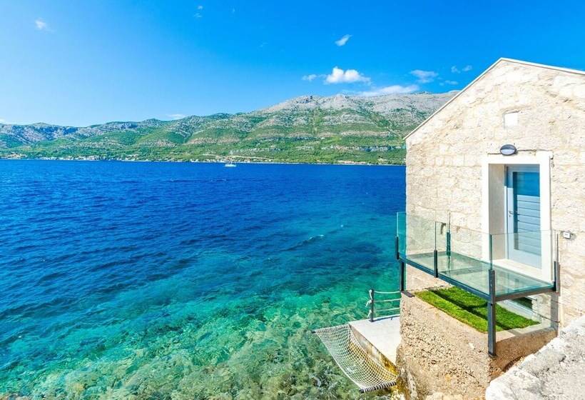 Beachfront Villa Gabriela With Pool