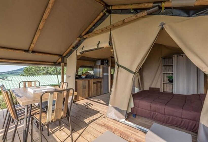 בית מלון כפרי Camping Le Moulin Des Iscles