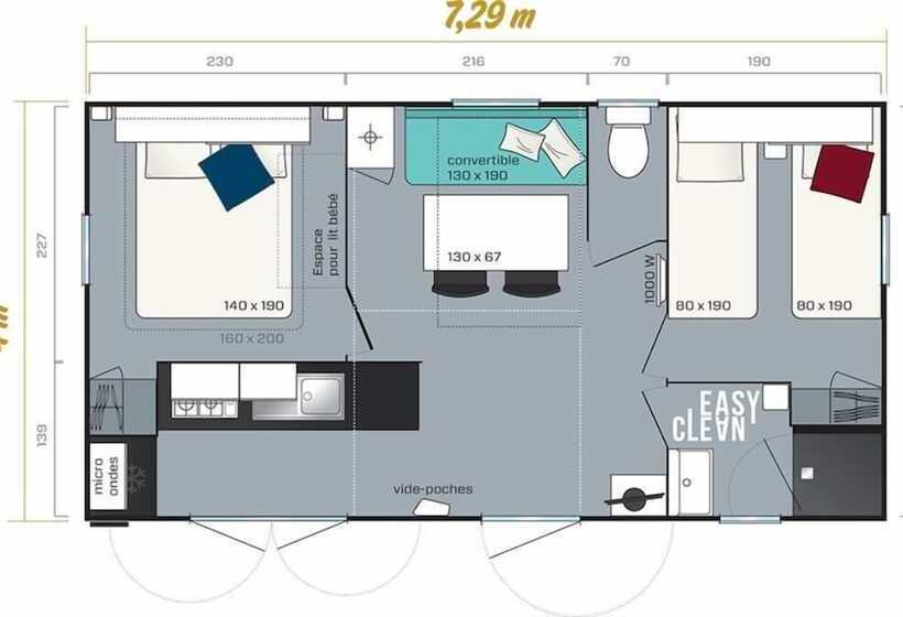 호텔 Camping Park Er Lann
