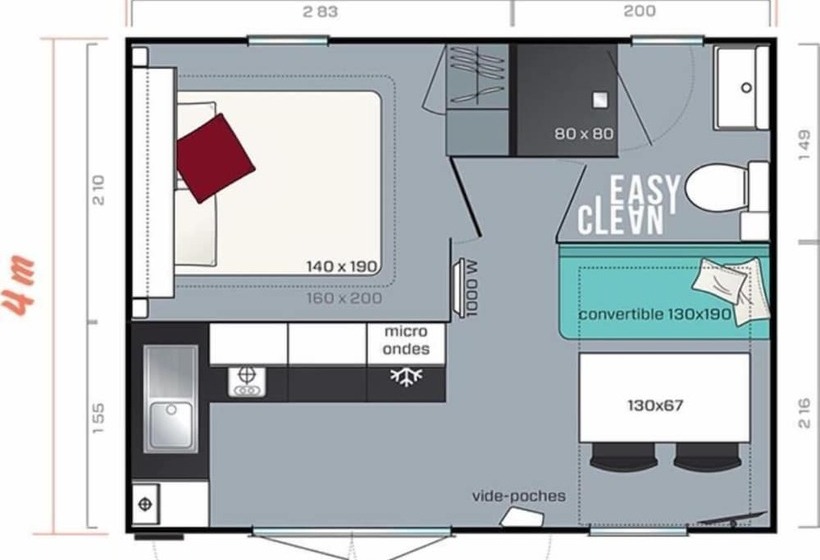 호텔 Camping Park Er Lann