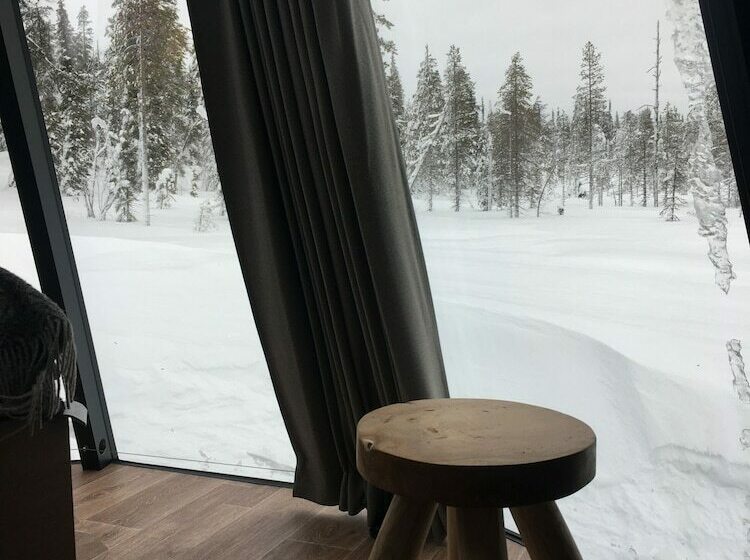 בית מלון כפרי Snowlounge Aurorahut Glasigloos Ice