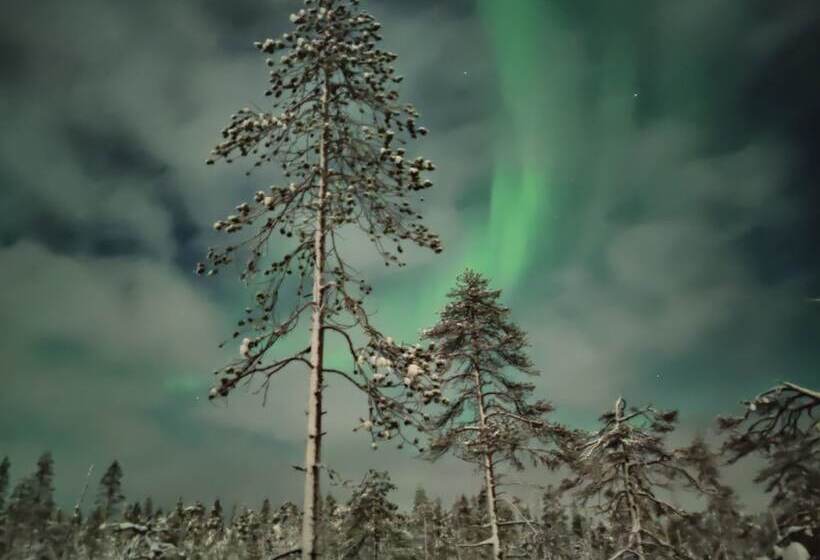 בית מלון כפרי Snowlounge Aurorahut Glasigloos Ice