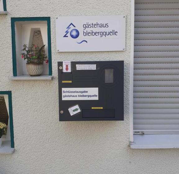 호텔 Gästehaus Bleibergquelle