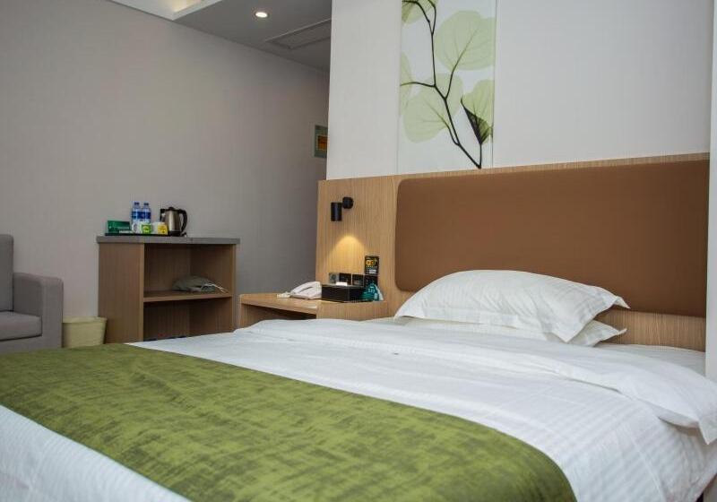 בית מלון כפרי Greentree Inn Lu An Kaihong Plaza Express