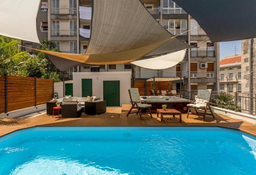 민박 Evala Luxury Rooms With Pool And Garden