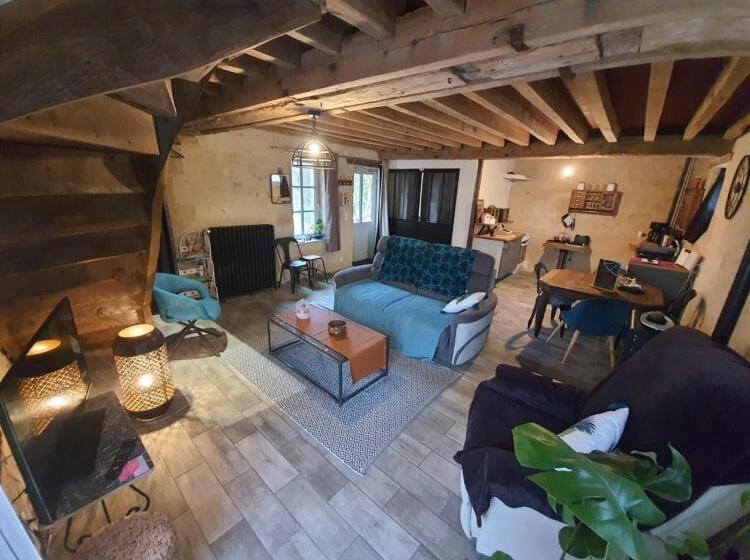 بنسيون Gîte Du Moulin De Barutel Mamers,petite Maison Avec 1 Chambre Idéale Couple,spa Et Soins Sur Réserva