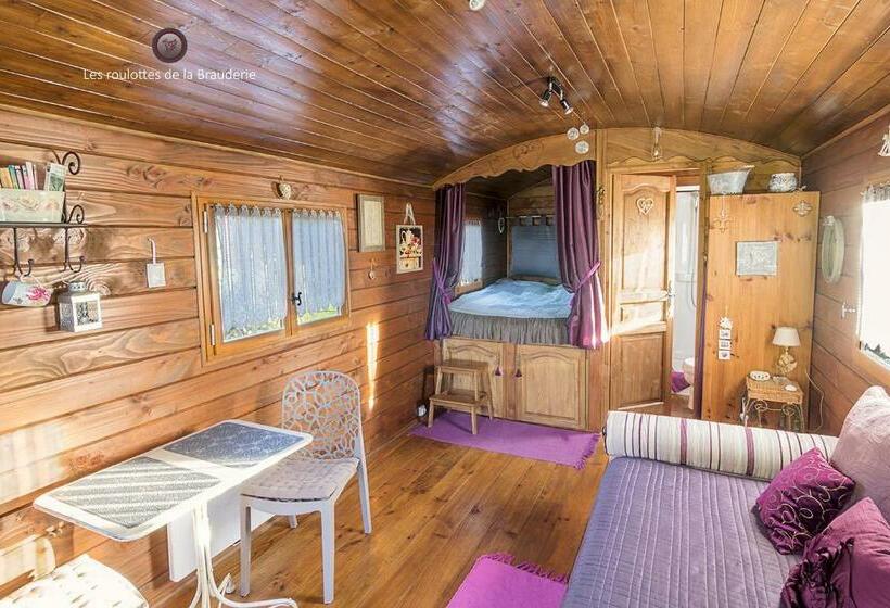 بنسيون Les Roulottes De La Brauderie