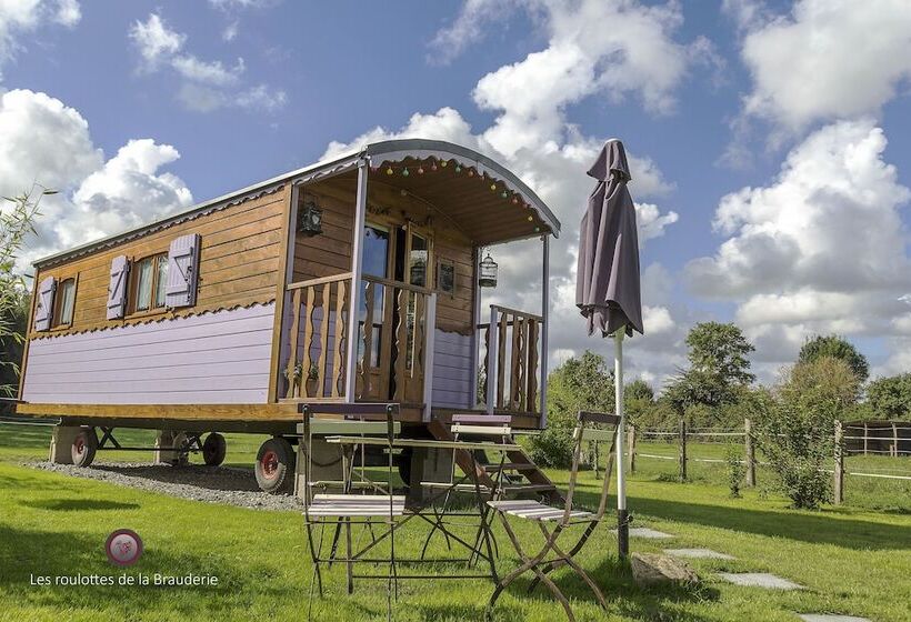 بنسيون Les Roulottes De La Brauderie