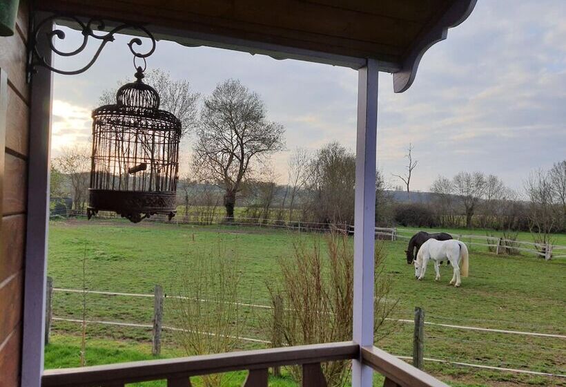 بنسيون Les Roulottes De La Brauderie