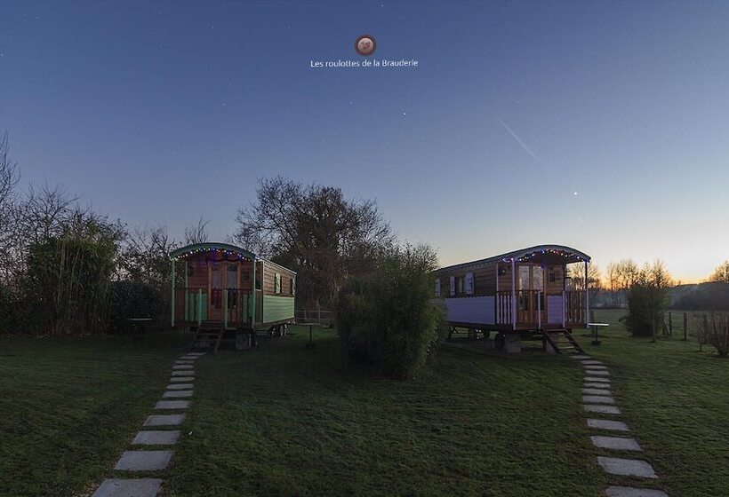 بنسيون Les Roulottes De La Brauderie