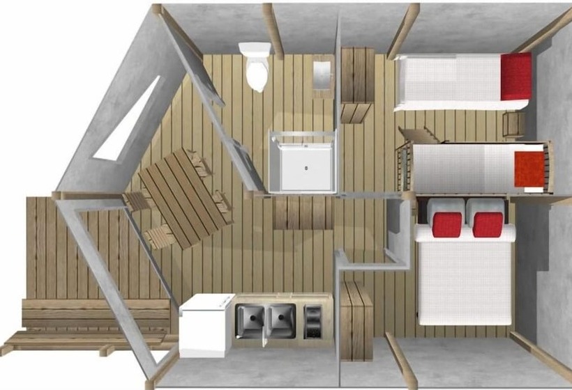 호텔 Camping Du Bord De Mer