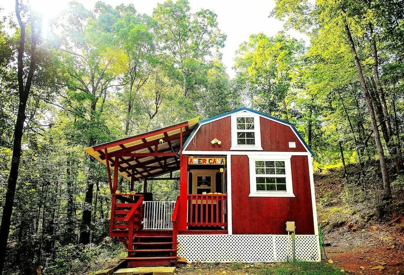 The Americana   Parker Creek Bend Cabins