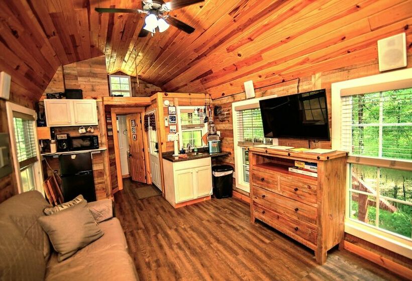 The Americana   Parker Creek Bend Cabins