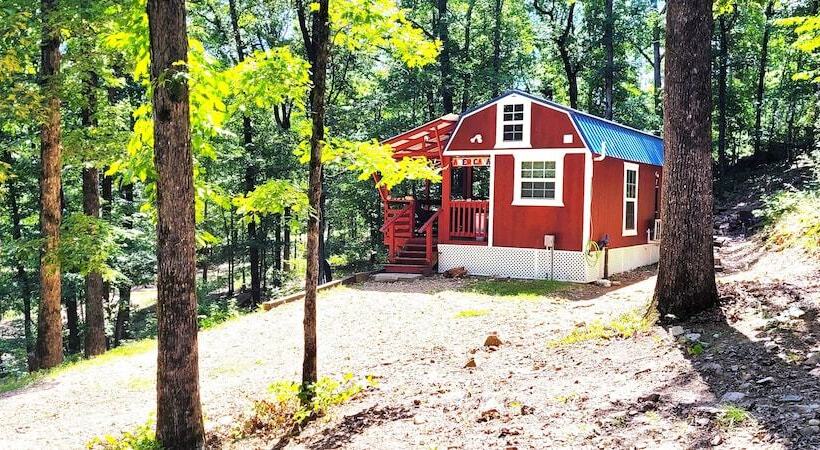 The Americana   Parker Creek Bend Cabins