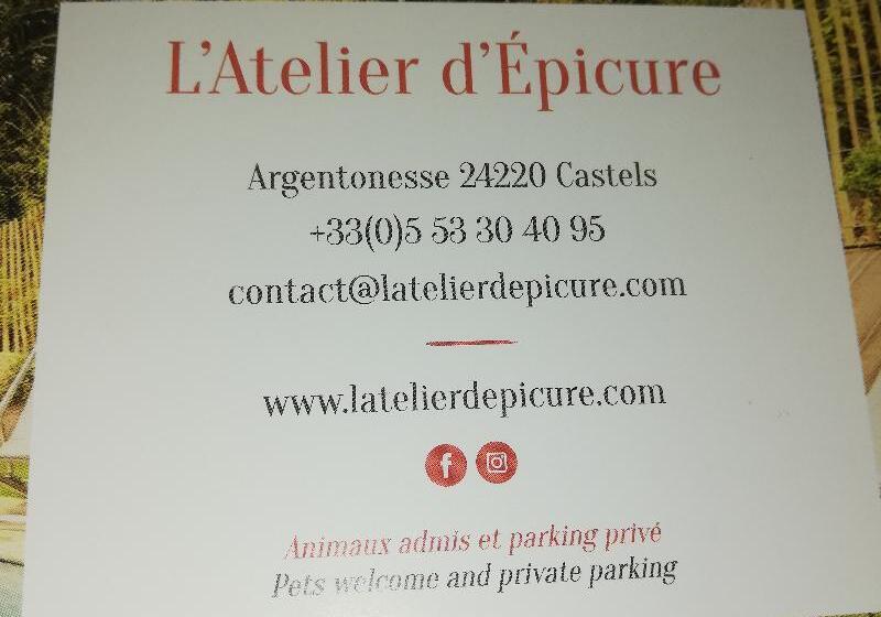בית מלון כפרי Logis Hôtel Restaurant L Atelier D Epicure