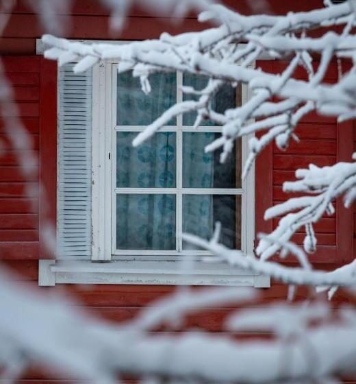 리조트 Old Pine Husky Lodge