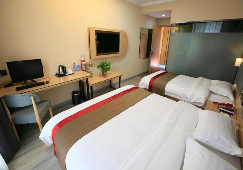 Thank Inn Chain Hotel Gansu Jiuquan Suzhou District Bell And Drum Tower