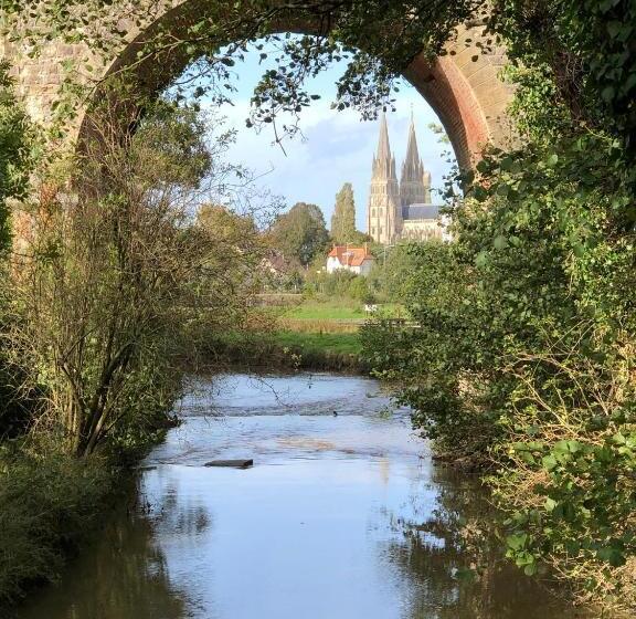 住宿加早餐  Chambre Studio Pomme Happy Aux Portes De Bayeux Normandie 1 à 2 Pers