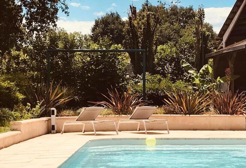 مبيت وإفطار Maison D'hôtes Lassaubatju