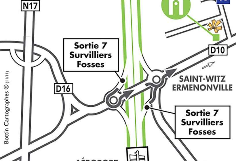 ホテル Campanile Roissy  Saint Witz