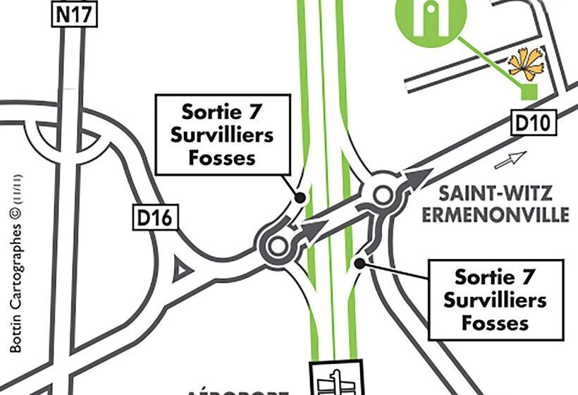 ホテル Campanile Roissy  Saint Witz