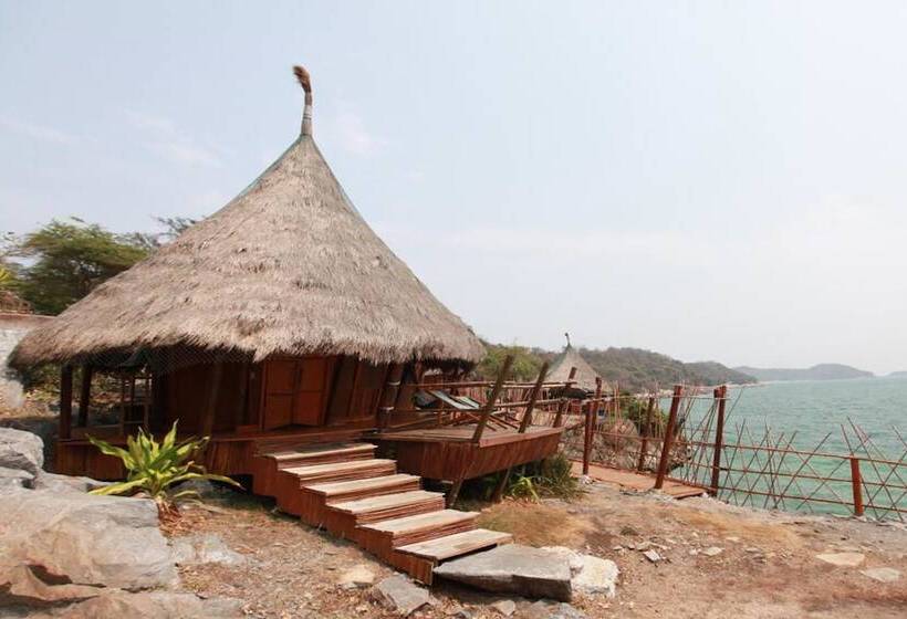 בית מלון כפרי Paree Hut Resort Koh Sichang