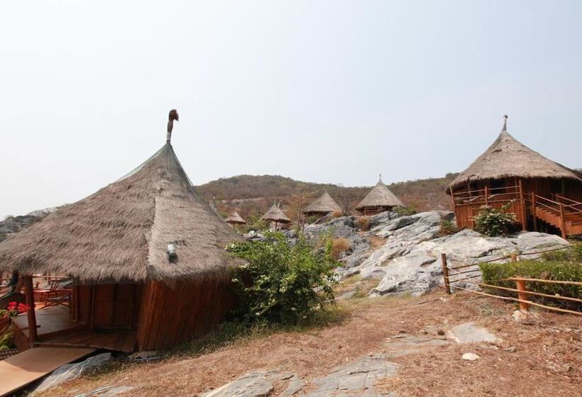 בית מלון כפרי Paree Hut Resort Koh Sichang