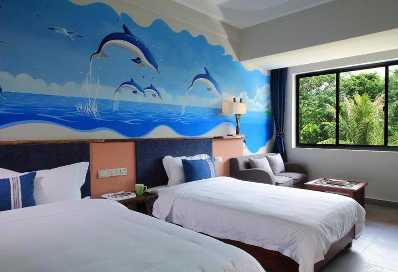 בית מלון כפרי Forest Inn Ri Yue Bay Surf Branch