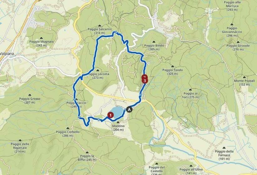 호텔 Agriturismo Poggio Corbello