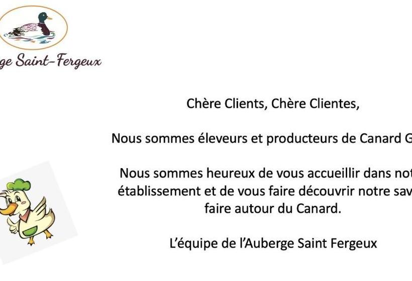 ホテル Auberge Saint Fergeux