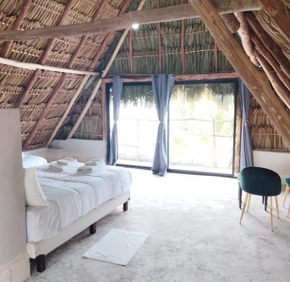 בית מלון כפרי Casa Mate Beachfront Cabañas El Cuyo