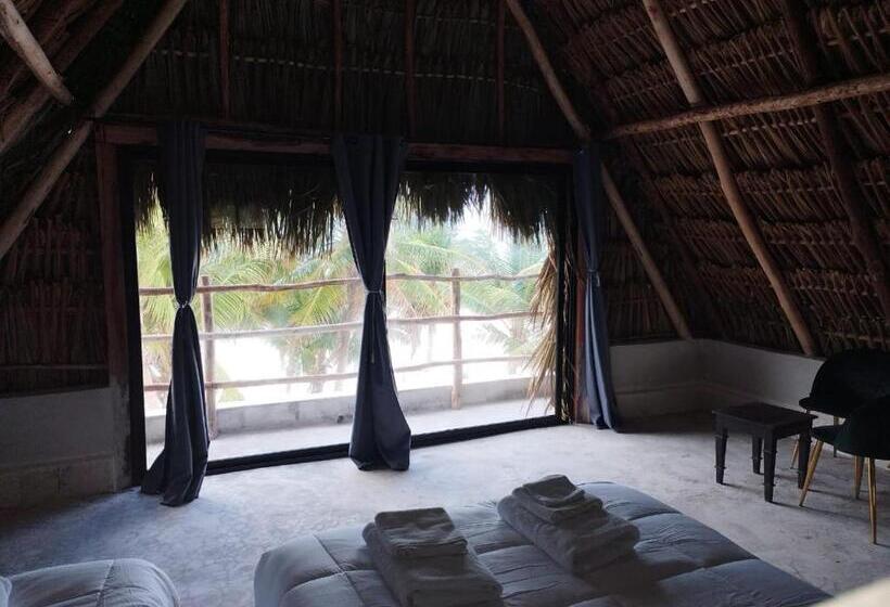 בית מלון כפרי Casa Mate Beachfront Cabañas El Cuyo