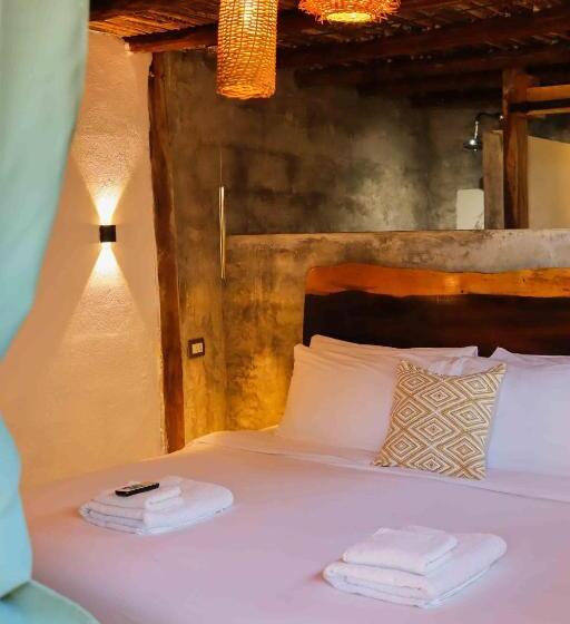 בית מלון כפרי Casa Mate Beachfront Cabañas El Cuyo