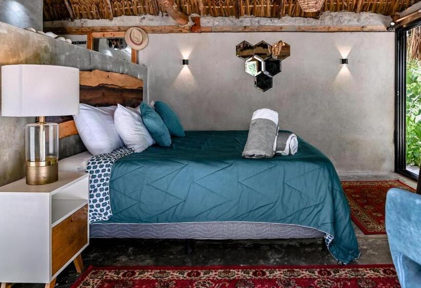 בית מלון כפרי Casa Mate Beachfront Cabañas El Cuyo