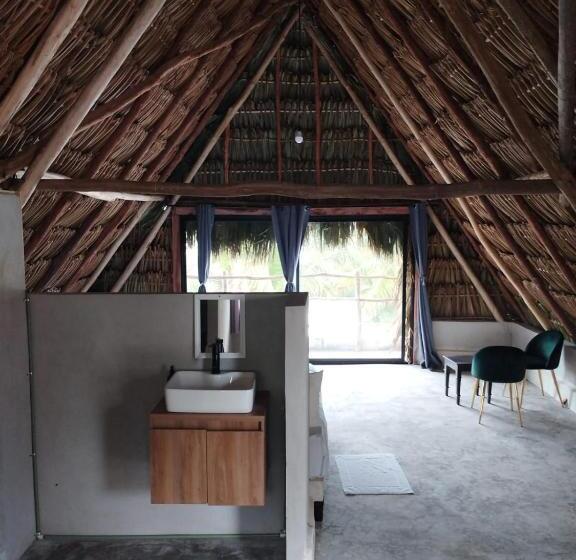 בית מלון כפרי Casa Mate Beachfront Cabañas El Cuyo