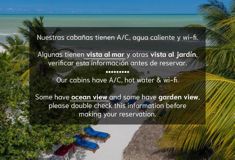 בית מלון כפרי Casa Mate Beachfront Cabañas El Cuyo