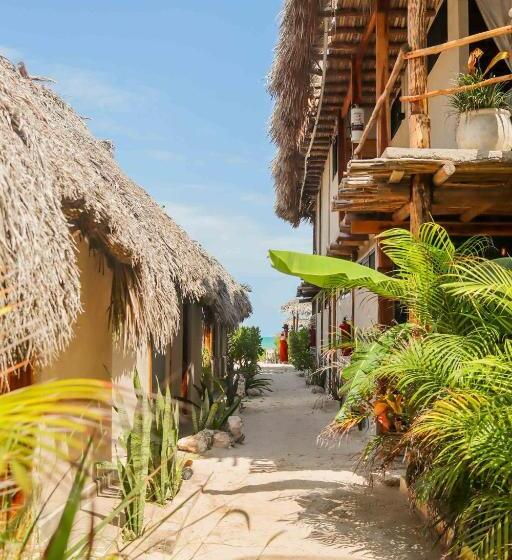 בית מלון כפרי Casa Mate Beachfront Cabañas El Cuyo