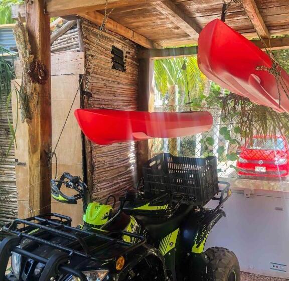 בית מלון כפרי Casa Mate Beachfront Cabañas El Cuyo