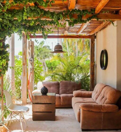 בית מלון כפרי Casa Mate Beachfront Cabañas El Cuyo