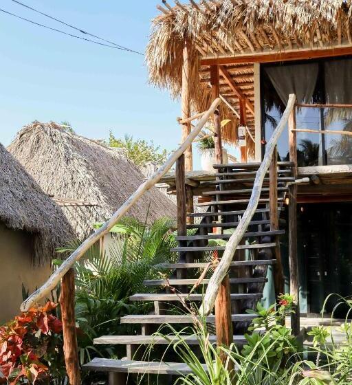 בית מלון כפרי Casa Mate Beachfront Cabañas El Cuyo