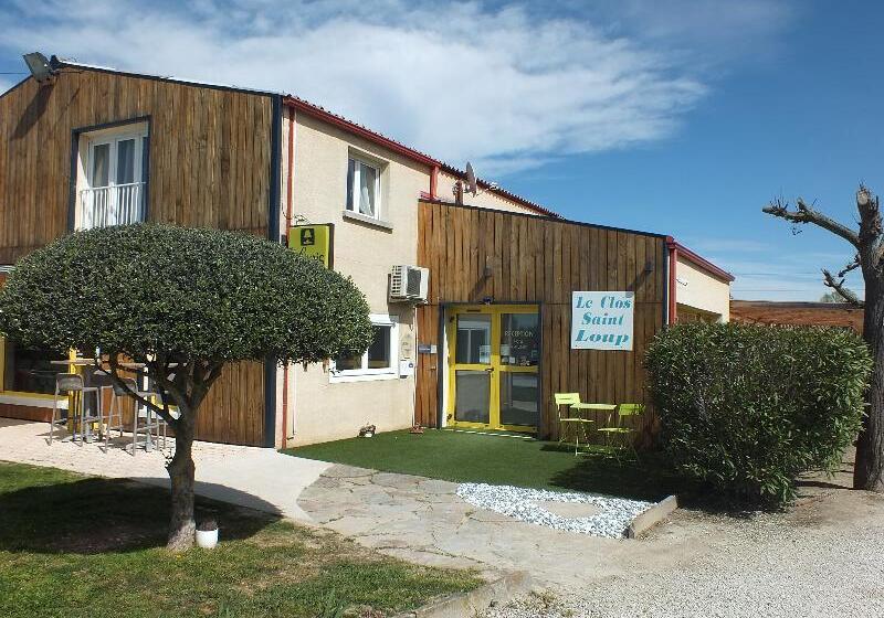 호텔 Logis Hôtel Le Clos Saint Loup